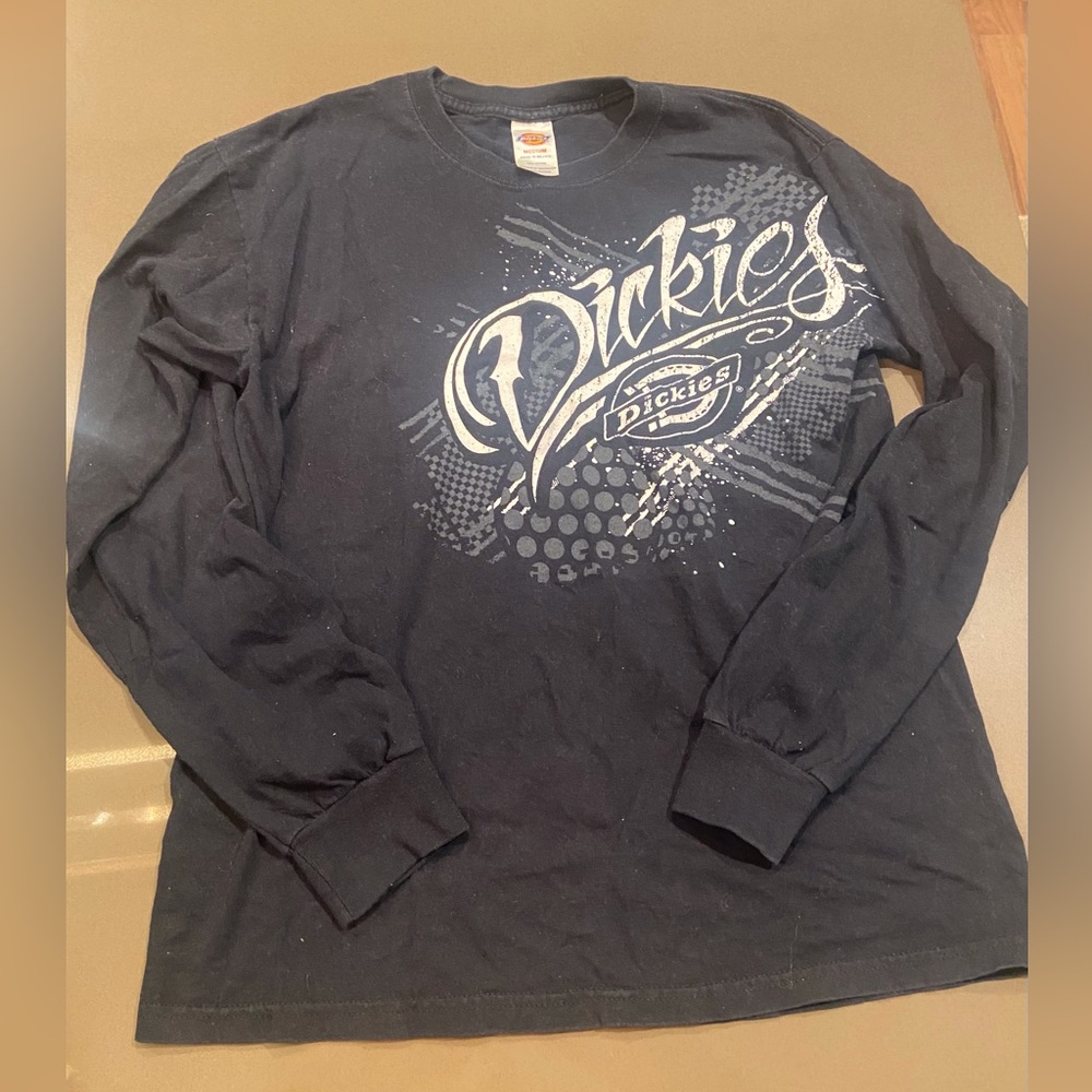 Dickies, Medium, Black Shirt